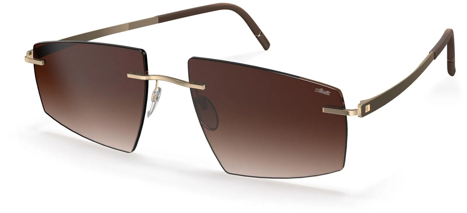 Silhouette Escondido Rimless 8747 Sunglasses - view 11